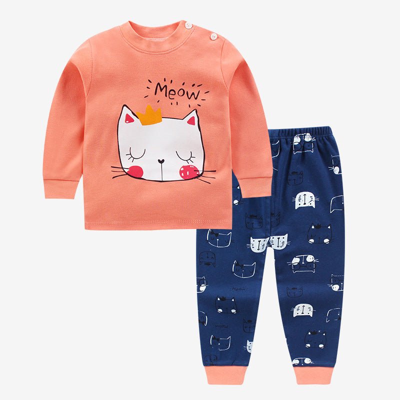 Cotton Long Sleeved Trousers For Boy & Girl
