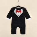 Toddler's Gentleman Long-Sleeved Romper - Baby Jumpsuit