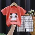Cotton Short-Sleeved Suit - For Boys & Girls