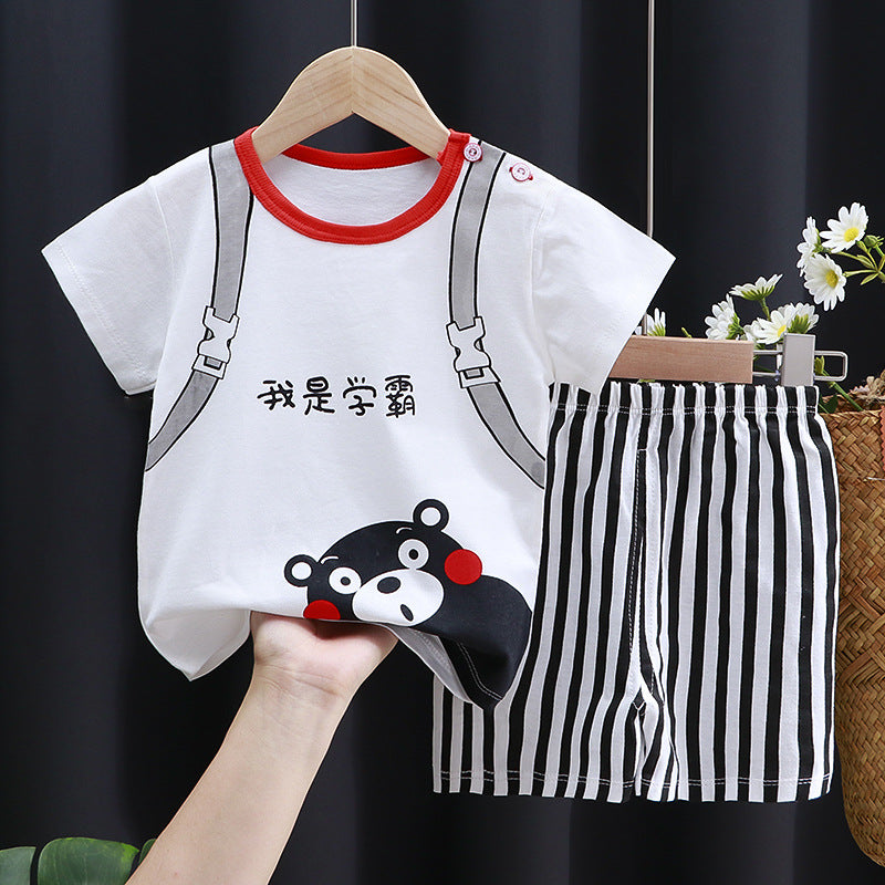 Short-Sleeve Cotton Set - For Boys & Girls