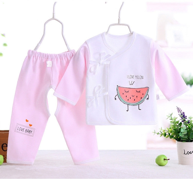 Spring Newborn Summer Autumn Cotton Baby Set