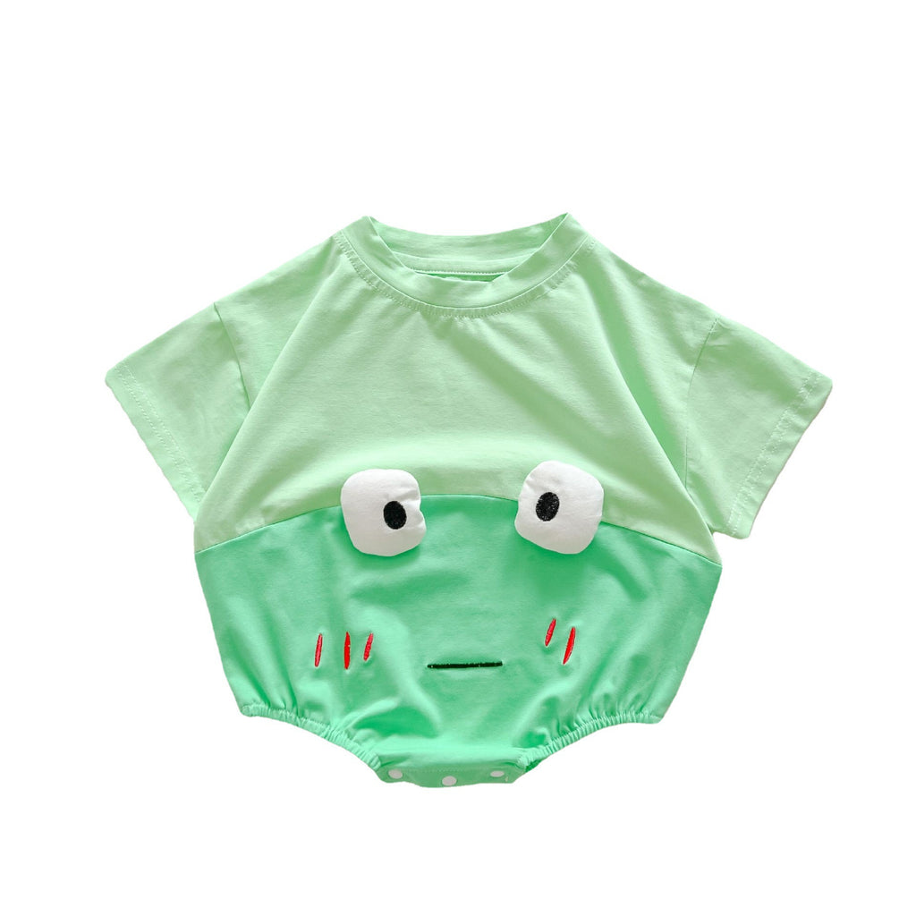 Baby Frog Cotton Rompers