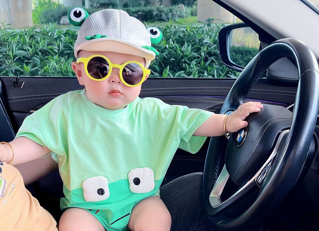 Baby Frog Cotton Rompers