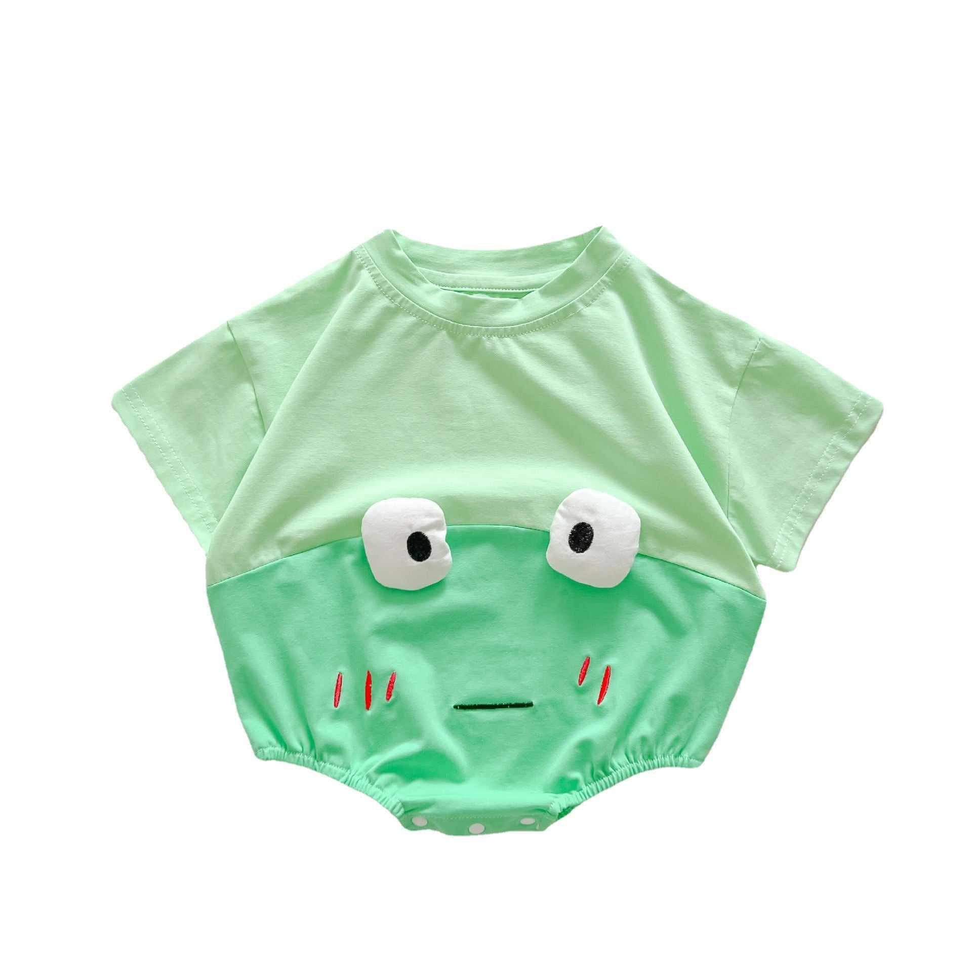Baby Frog Cotton Rompers