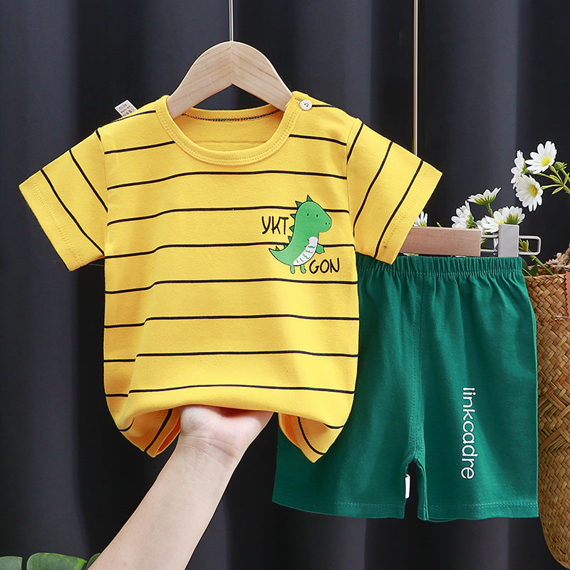 Short-Sleeve Cotton Set - For Boys & Girls